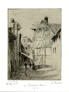 Pissarro - Rue Géricault, à Rouen, WA2003.538