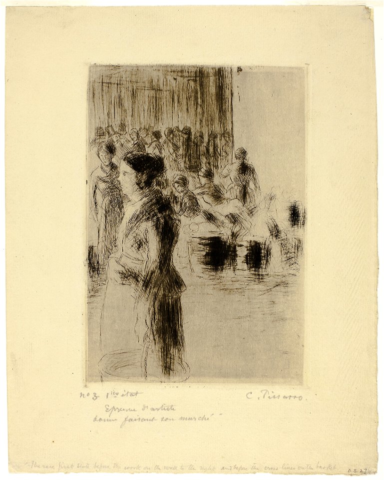 Pissarro - The Maid Shopping, 2007.655