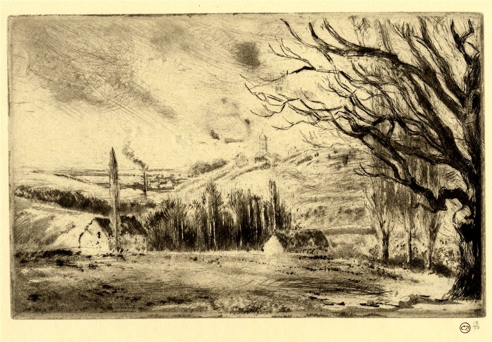 Pissarro - Vue de Pontoise, 1920,0617.10