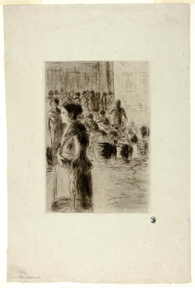 Pissarro - The Maid Shopping, 1921.380