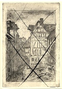 Pissarro - Rue Géricault à Rouen, WA1955.54.82