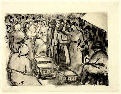 Pissarro - The Market, 1987.186