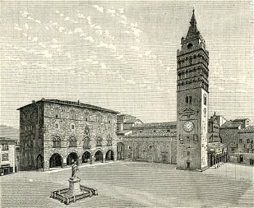 Pistoia piazza della Cattedrale
