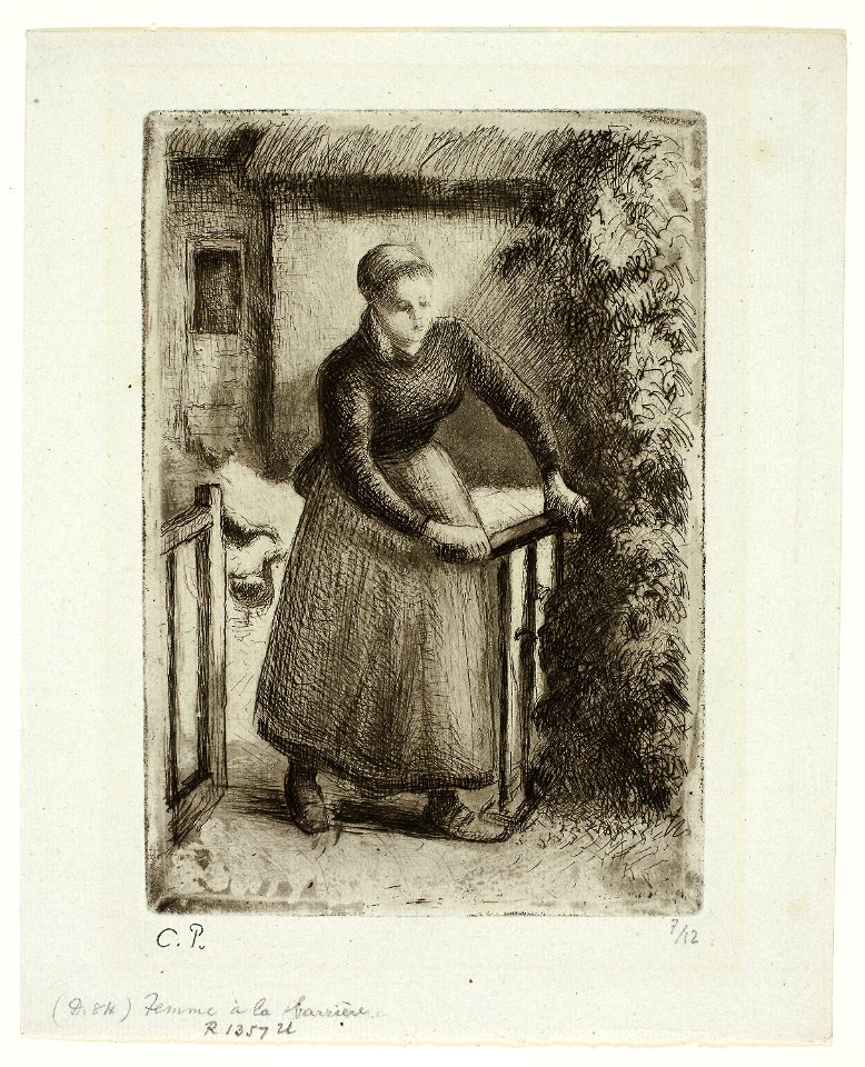 Pissarro - Woman at the Gate, 1956.690