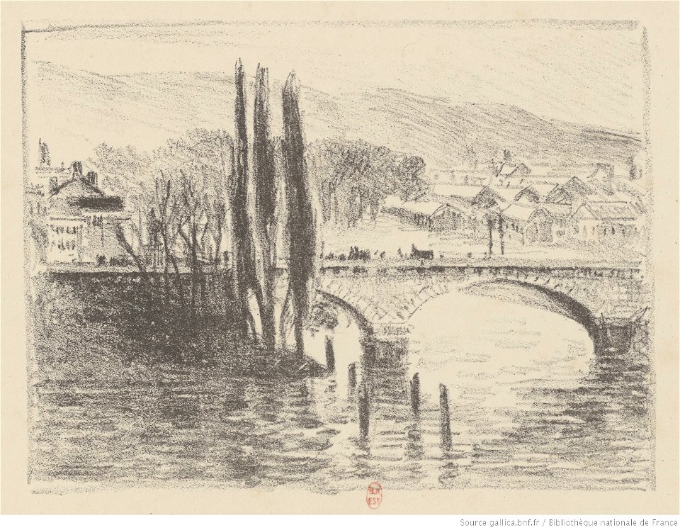 Pissarro - Le Pont Corneille (rive gauche), btv1b6955296c