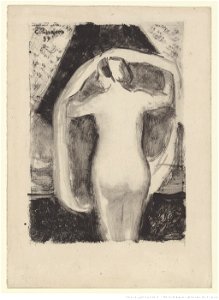 Pissarro - Nu de dos, btv1b6955307q
