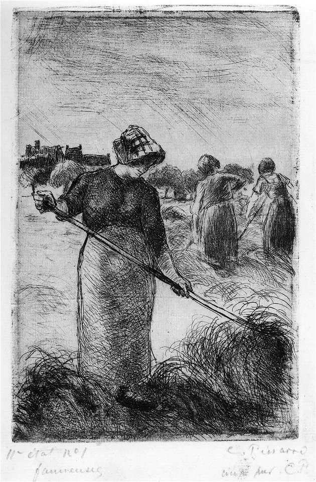 Pissarro - Women Tossing the Hay, 1972.994