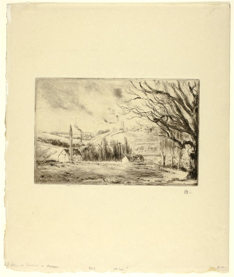 Pissarro - View of Pontoise, 1961.782