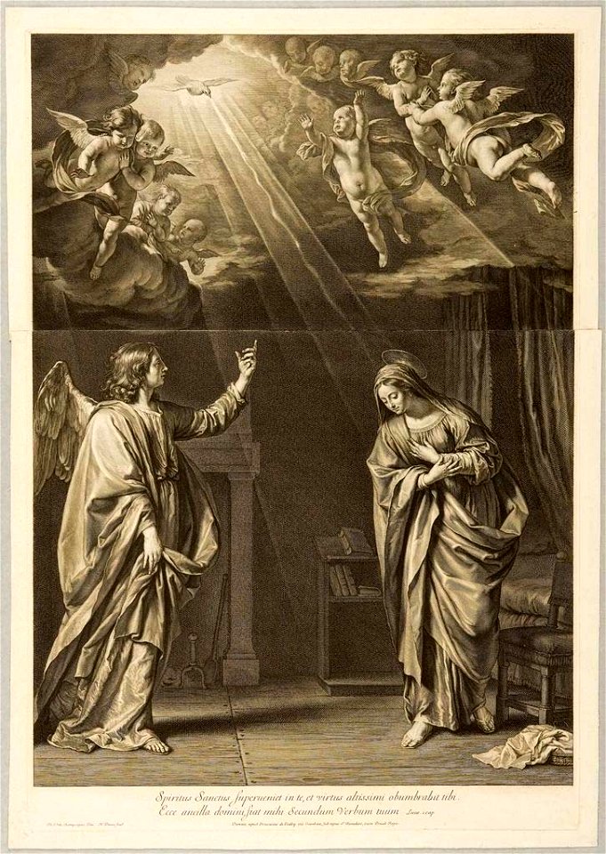 Pitau Charles - Philippe de Champaigne - Annonciation
