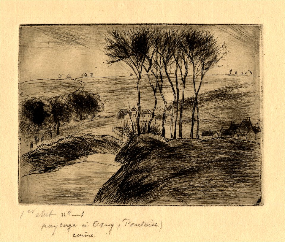 Pissarro - Paysage à Osny, 1949,0411.2613