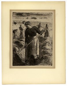 Pissarro - Woman Haymaker at Éragny, 2012.563