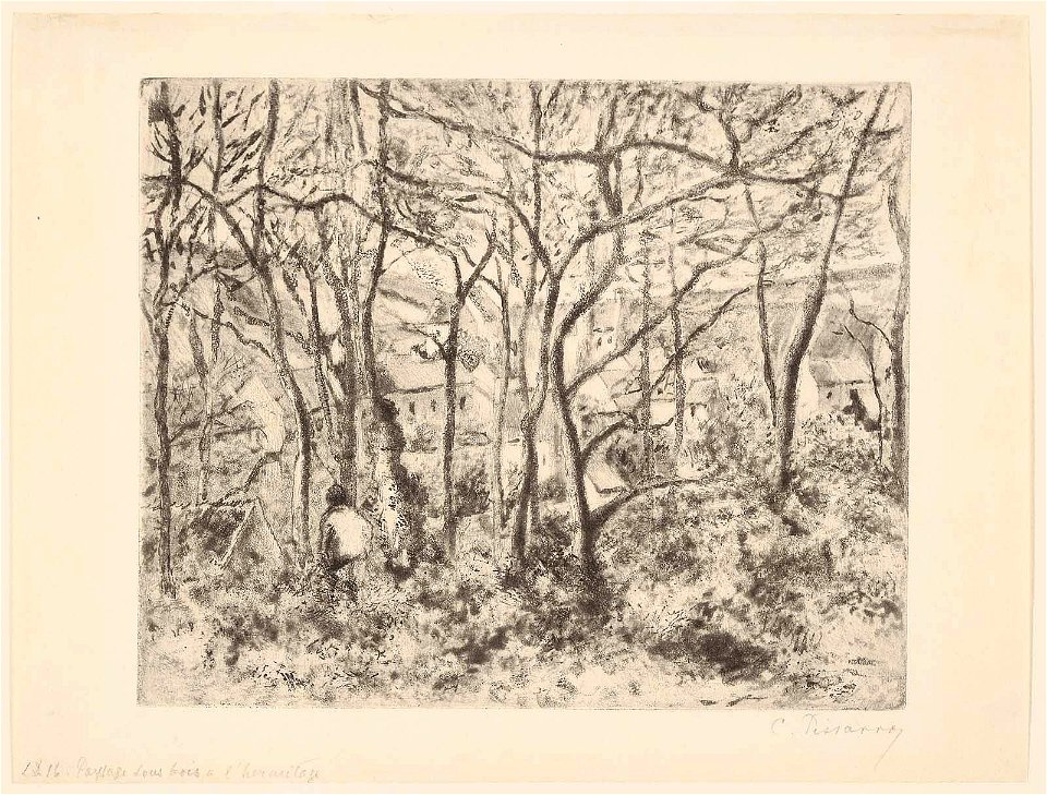 Pissarro - Wooded Undergrowth at the Hermitage, Pontoise, 1973.176