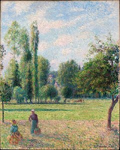 Pissarro - Two Peasant Women in a Meadow (Le Pré), 1893