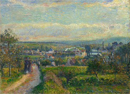 Vue de Saint-Ouen-l'Aumône by Camille Pissarro 1876