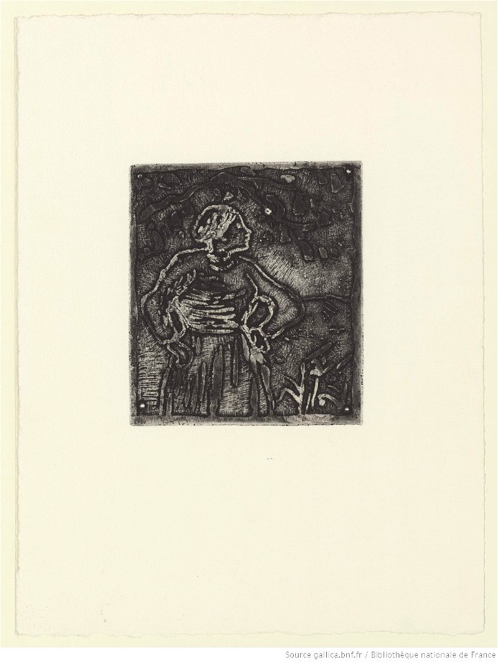 Pissarro - Paysanne sous un arbre, btv1b6955305w