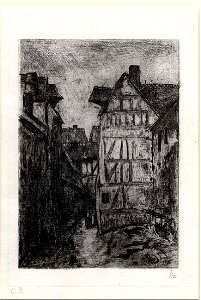 Pissarro - Rue Géricault à Rouen, WA1964.75.1634