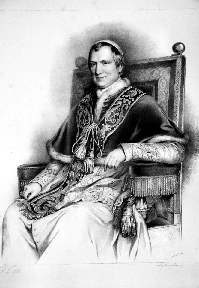Pius IX. Eybl Litho