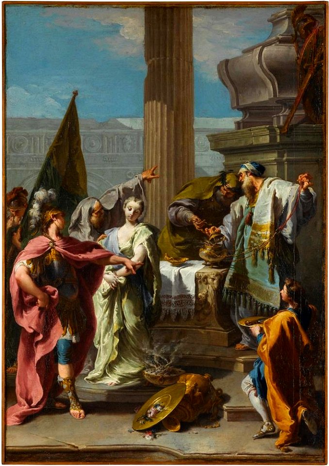 Pittoni Sacrfice of Polyxena Stuttgart
