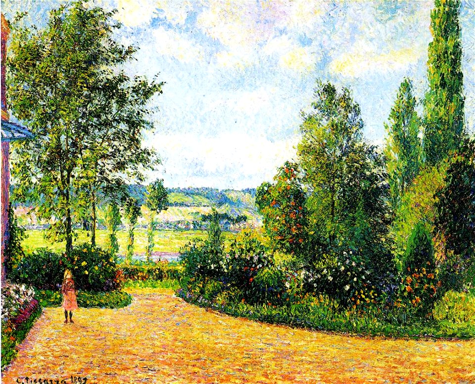 Pissarro, Jardin Mirbeau aux Damps