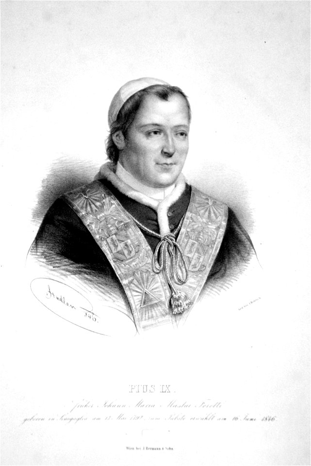 Pius IX. Stadler Litho - Free Stock Illustrations | Creazilla