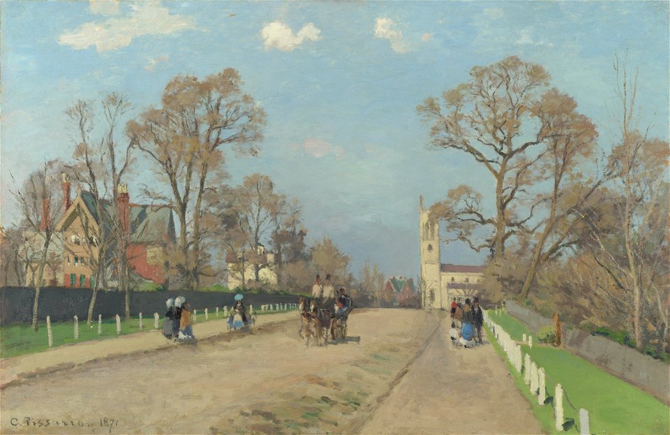 Camille Pissarro - The Avenue, Sydenham - National Gallery London
