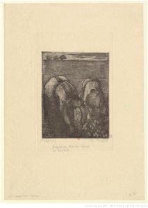 Pissarro - Paysannes dans un champ de haricots, btv1b6955242t