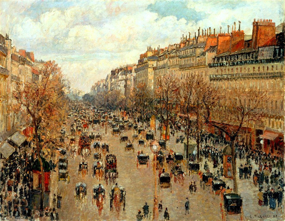 Camille Pissarro - Boulevard Montmartre - Eremitage