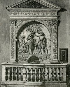 Pistoia fonte battesimale nella Cattedrale
