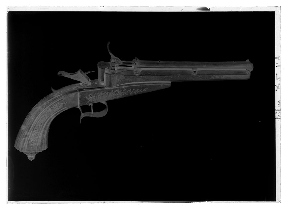 Pistol - Livrustkammaren - 44172-negative