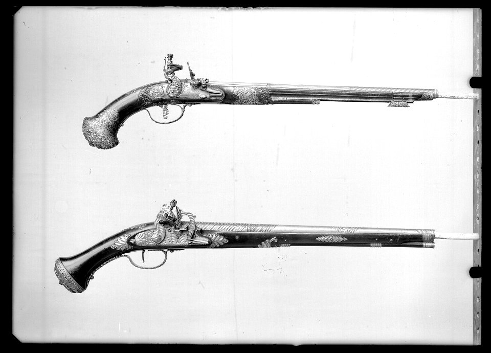 Pistol med snapplås alla fiorentina, Italien ca 1650 - Livrustkammaren - 34582