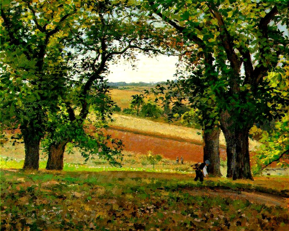 Pissarro, Camille, Les chataigniers a Osny (The Chestnut Trees at Osny), 1873