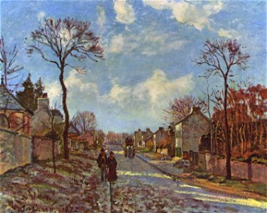 Camille Pissarro - La route de Louveciennes - Musée d'Orsay
