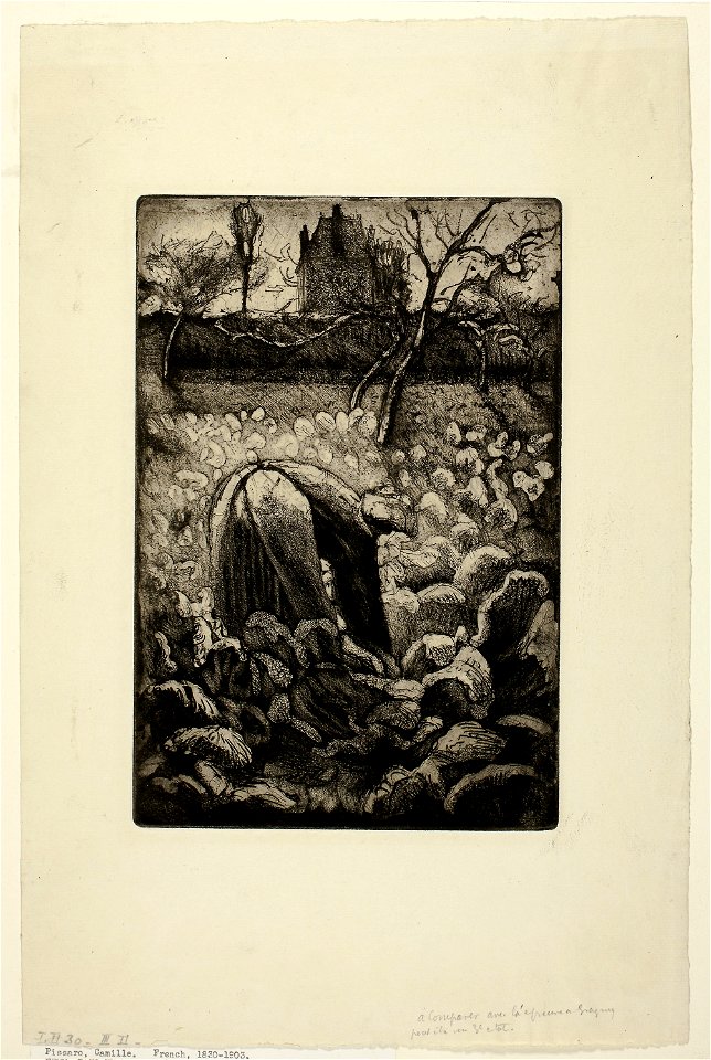 Pissarro - Woman in the Kitchen Garden, 1946.441.2