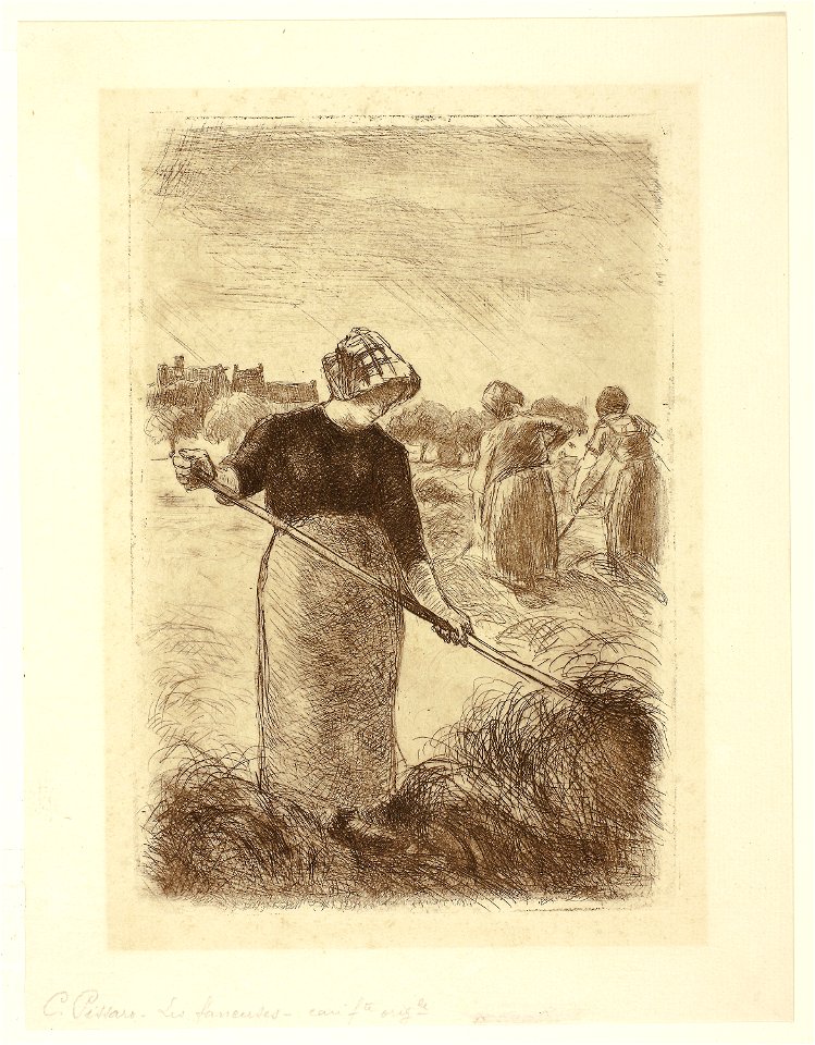Pissarro - Women Tossing the Hay, 1968.87