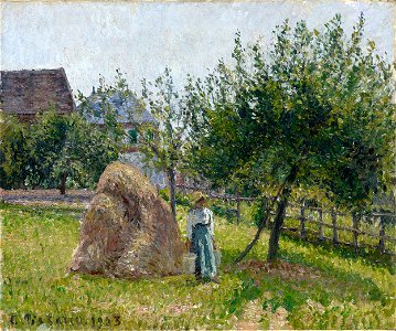 Pissarro - Pommiers à Eragny, matinée de soleil, 1903