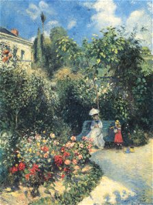 Camille Pissarro - La Jardin à Pontoise - 1877