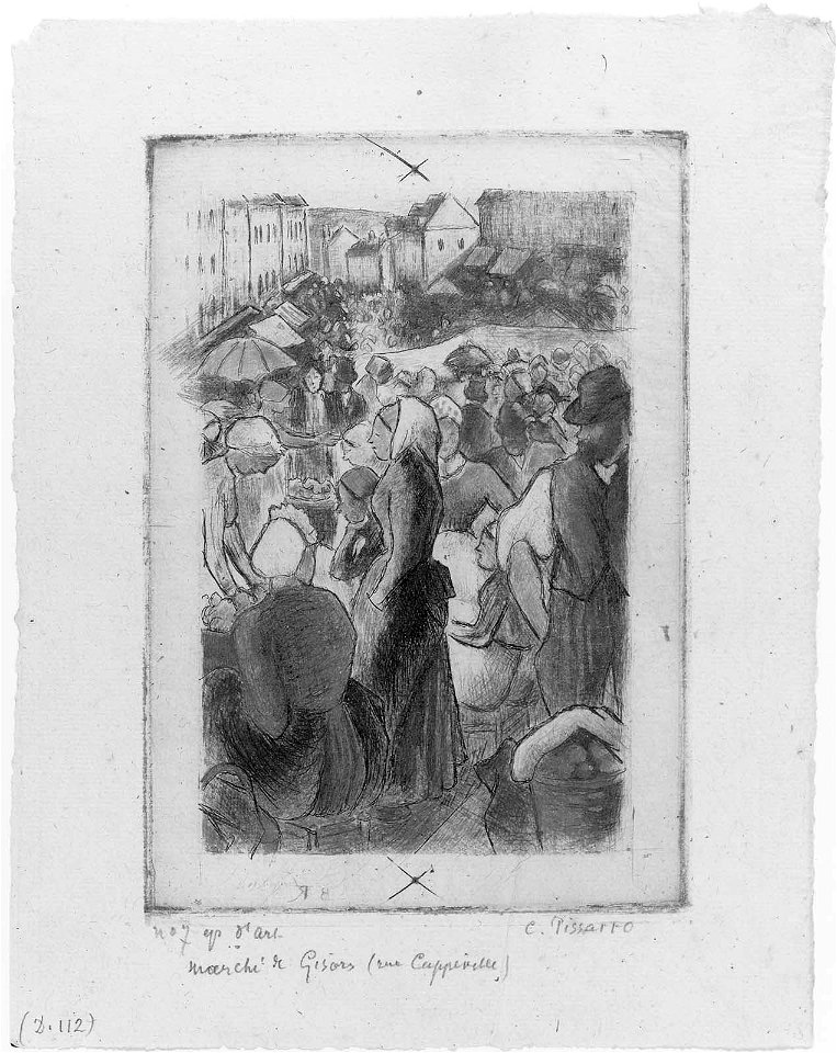 Pissarro - The Market at Gisors, 59.538