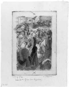 Pissarro - The Market at Gisors, 59.538