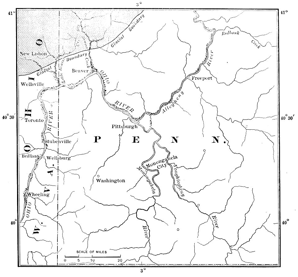 PSM V48 D174 Map of middle ohio river region