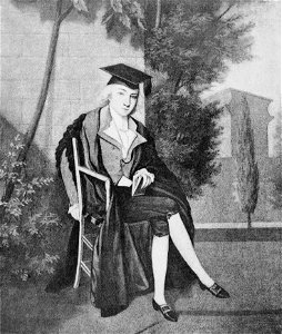 PSM V48 D322 James Smithson as an oxford student 1786