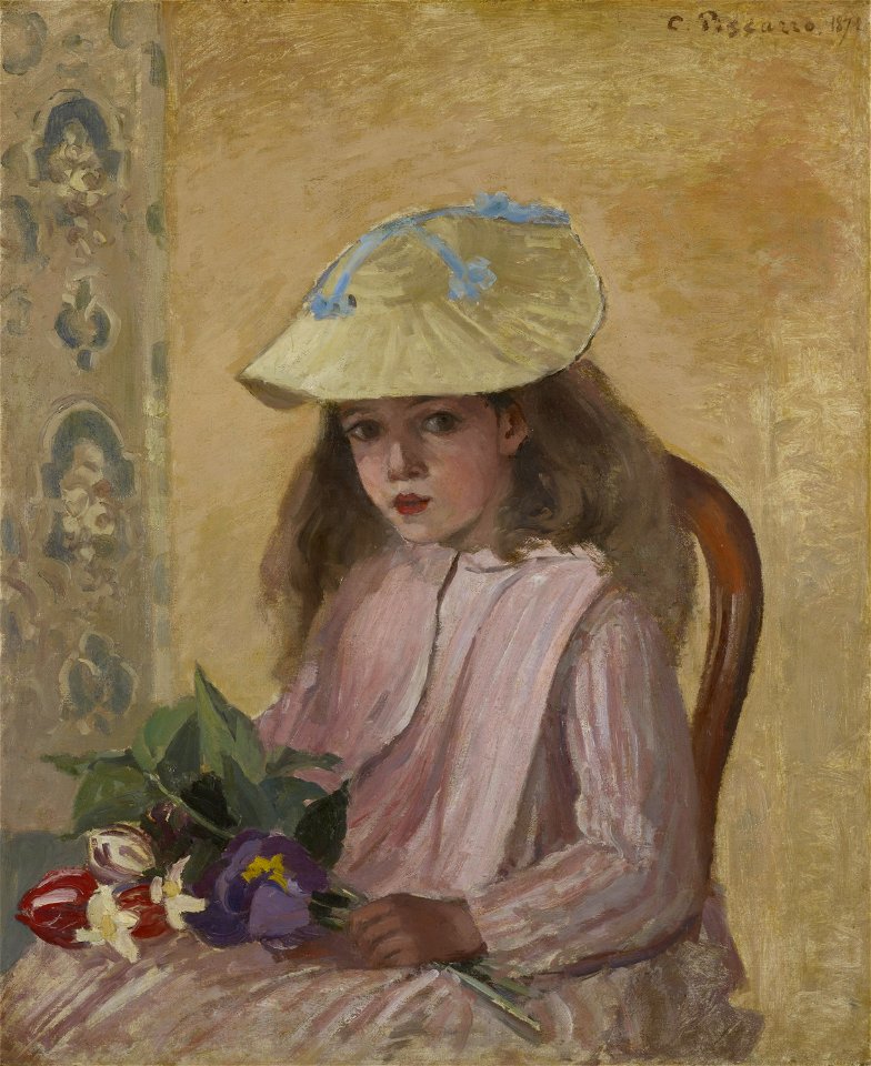 The Artist's Daughter by Camille Pissarro 1872