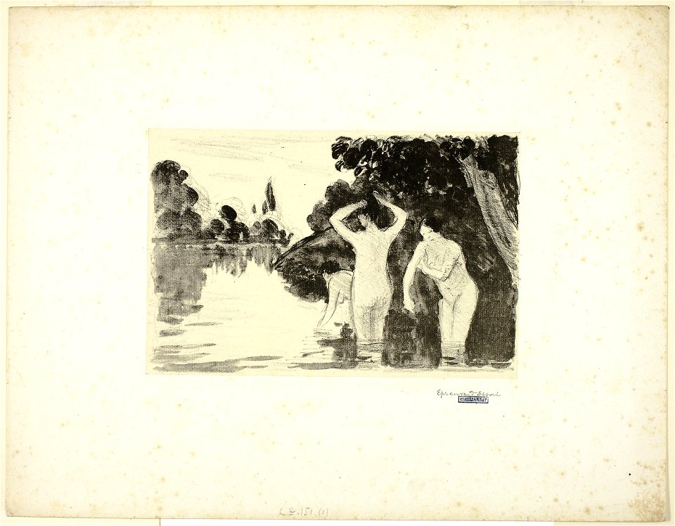 Pissarro - Women Bathing Day, 1936.215