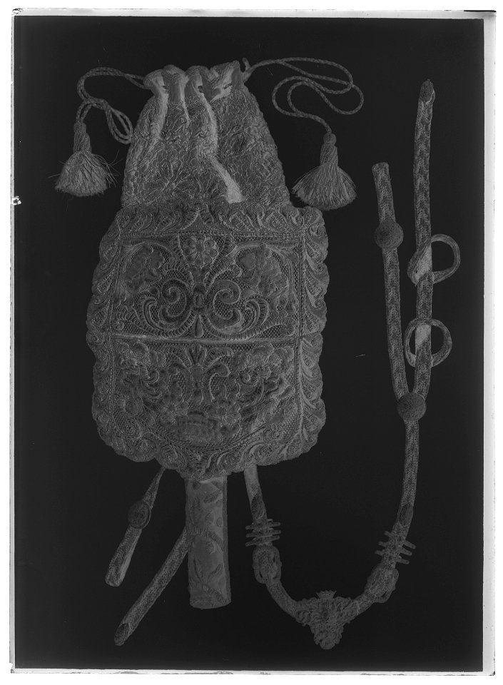 Pistolhölster, sadelhölster - Livrustkammaren - 44757-negative