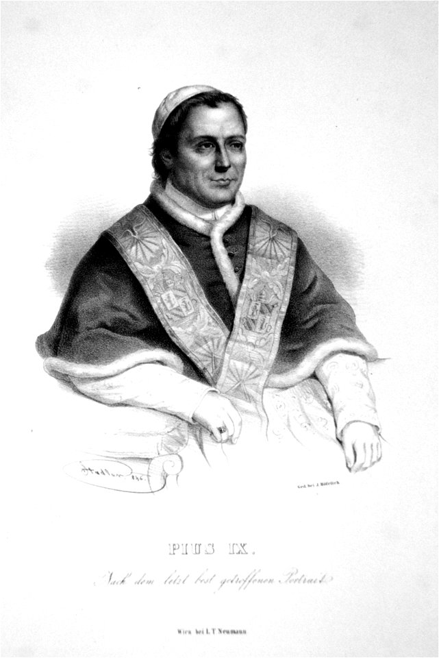 Pius IX Stadler B Litho