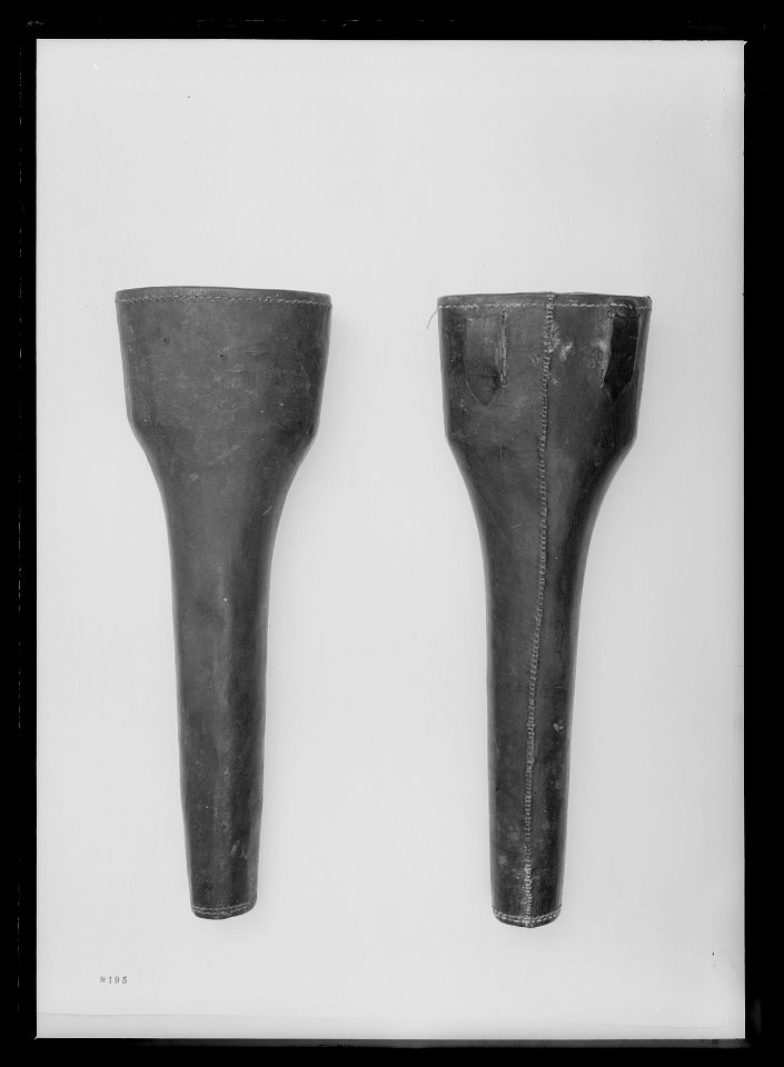 Pistolhölster, svart - Livrustkammaren - 60813