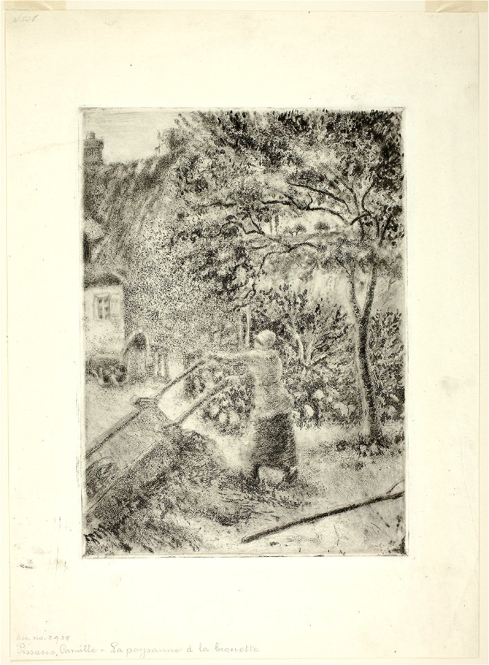 Pissarro - Woman Emptying a Wheelbarrow, 1921.216