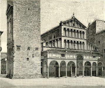 Pistoia facciata della Cattedrale