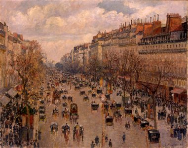 Camille Pissarro - Boulevard Montmartre - 1897 - Eremitage