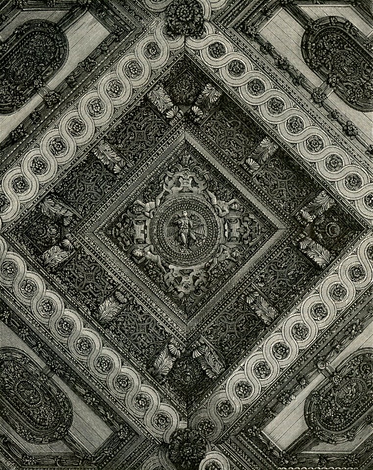Piuro soffitto in legno nella villa De Vertemate