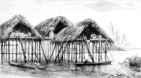PSM V48 D553 Lake dwellings of santa rosa near maracaibo